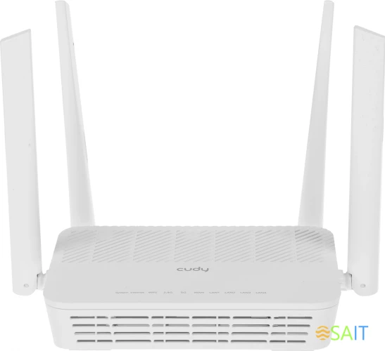 Роутер беспроводной Cudy WR3000H AX3000 100/1000/2500BASE-T белый
