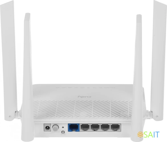 Роутер беспроводной Cudy WR3000H AX3000 100/1000/2500BASE-T белый