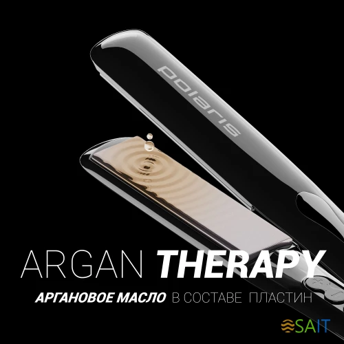 Выпрямитель Polaris PHSS 2595TAi Argan Therapy PRO 48Вт черный макс.темп.:230С покрытие:турмалиновое (PHSS 2595TAI)