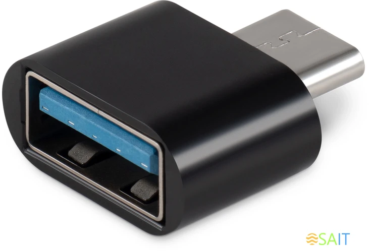 Адаптер Buro BU-USB2-AF-CM USB A(f) USB Type-C (m) черный