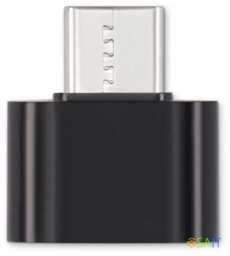 Адаптер Buro BU-USB2-AF-CM USB A(f) USB Type-C (m) черный