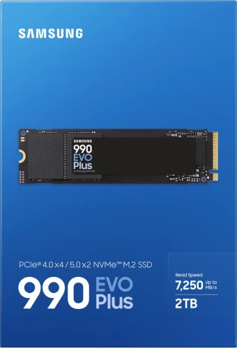 Накопитель SSD Samsung PCIe 4.0 x4 2TB MZ-V9S2T0BW 990 EVO Plus M.2 2280