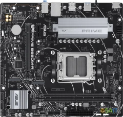 Материнская плата Asus PRIME B650M-R SocketAM5 AMD B650 2xDDR5 mATX AC`97 8ch(7.1) 2.5Gg RAID+HDMI