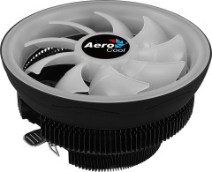 Устройство охлаждения(кулер) Aerocool Core Plus ARGB Soc-AM5/AM4/1200/1700/1851 черный/белый 4-pin 15-25dB Al 110W 305gr Ret (CORE PLUS ARGB PWM 4P)