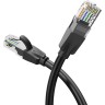 Патч-корд Vention прямой UTP cat.6, RJ45 - 10м. Черный Патч-корд прямой Vention IBEBL 10м