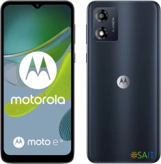 Смартфон Motorola XT2345-3 E13 64Gb 2Gb черный моноблок 3G 4G 2Sim 6.5" 720x1600 Android 13 13Mpix 802.11 a/b/g/n/ac GPS GSM900/1800 GSM1900 Protect microSD max1024Gb