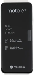 Смартфон Motorola XT2345-3 E13 64Gb 2Gb черный моноблок 3G 4G 2Sim 6.5" 720x1600 Android 13 13Mpix 802.11 a/b/g/n/ac GPS GSM900/1800 GSM1900 Protect microSD max1024Gb