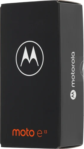 Смартфон Motorola XT2345-3 E13 64Gb 2Gb черный моноблок 3G 4G 2Sim 6.5" 720x1600 Android 13 13Mpix 802.11 a/b/g/n/ac GPS GSM900/1800 GSM1900 Protect microSD max1024Gb