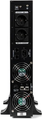 Источник бесперебойного питания Бастион RAPAN-UPS 3000-RACK-IN-4X9 2100Вт 3000ВА черный