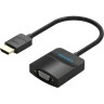 Мультимедиа конвертер Vention HDMI > VGA + аудио Мультимедиа конвертер Vention HDMI 19М/VGA F/mini Jack 3.5 mm F/micro USB 2.0 Type B F (ACHBB)