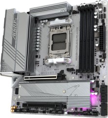Материнская плата Gigabyte B650M AORUS ELITE AX ICE Socket AM5 AMD B650 4xDDR5 mATX AC`97 8ch(7.1) 2.5Gg RAID+HDMI+DP