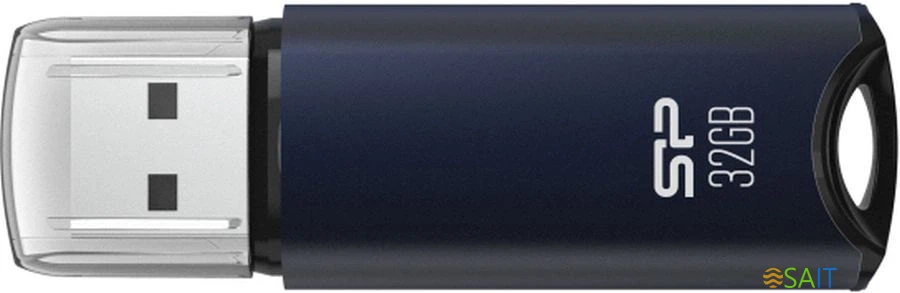 Флеш Диск Silicon Power 32GB Marvel M02 SP032GBUF3M02V1B USB3.0 синий