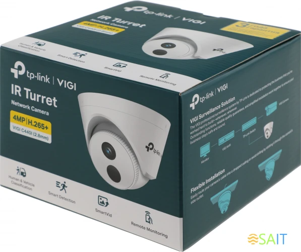 Камера видеонаблюдения IP TP-Link Vigi C440I 2.8-2.8мм цв. корп.:белый (VIGI C440I(2.8MM))