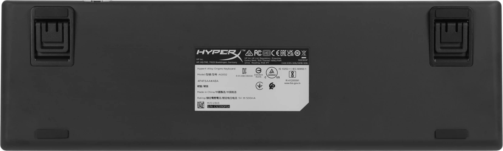 Клавиатура HyperX Alloy Origins механическая черный USB for gamer LED (4P4F6AA#ABA)
