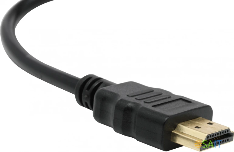 Переходник видео Premier 5-983B HDMI/VGA (f) 0.15м. черный