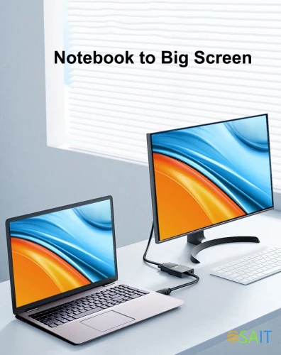 Переходник видео Premier 5-983B HDMI/VGA (f) 0.15м. черный