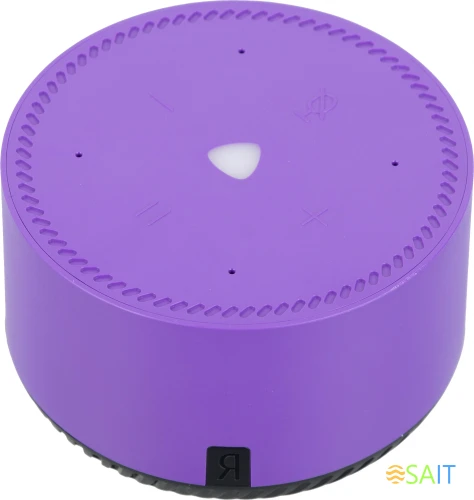 Умная колонка Yandex Станция Лайт Алиса фиолетовый 5W 1.0 BT 10м (YNDX-00025P)