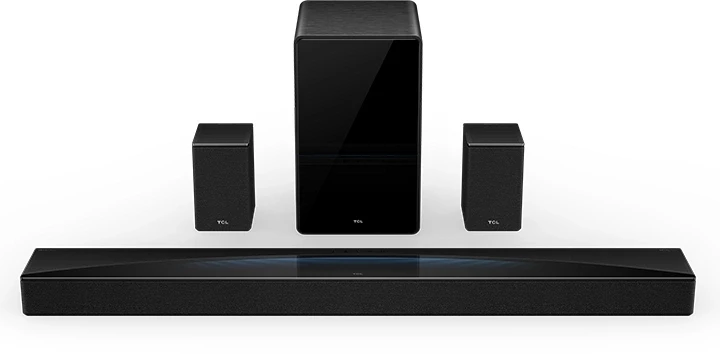 Саундбар TCL Q85H 7.1.4 760Вт+100Вт черный