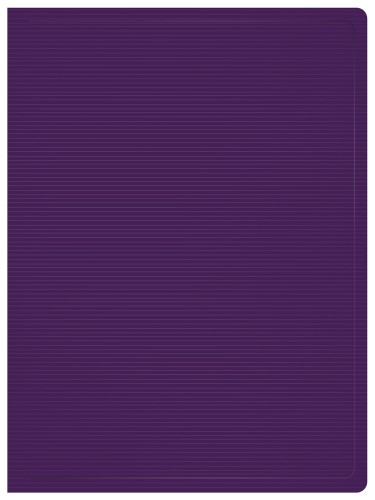 Папка с 80 прозр.вклад. Бюрократ DeLuxe DLVBOX80BBERRY A4 пластик 0.7мм черничный в коробе