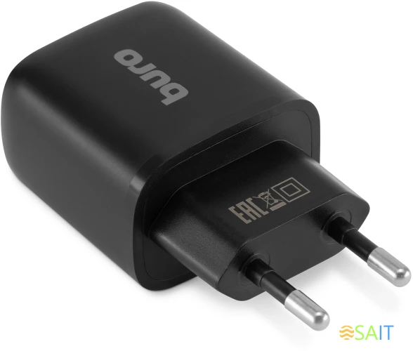 Сетевое зар./устр. Buro BUWG1 18W 3A (QC) USB-A универсальное черный (BUWG18P100BK)