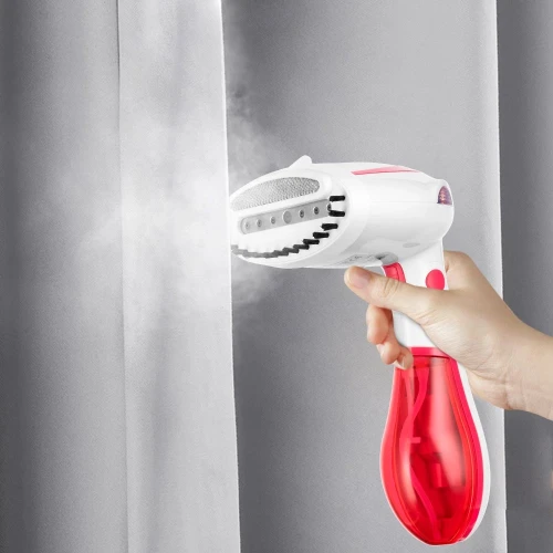 Отпариватель ручной Kitfort КТ-9192-1 1300Вт белый/малиновый