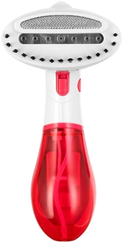 Отпариватель ручной Kitfort КТ-9192-1 1300Вт белый/малиновый