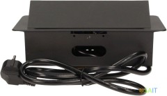 Сетевой разветвитель Premier 3R 1.8м (3 розетки) черный (коробка)