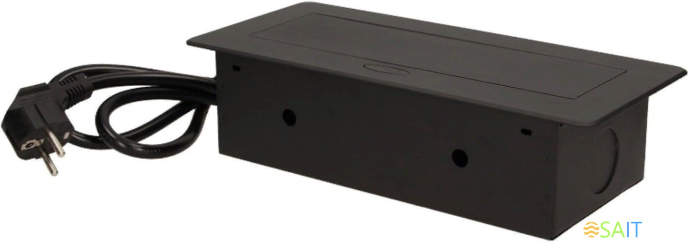 Сетевой разветвитель Premier 3R 1.8м (3 розетки) черный (коробка)