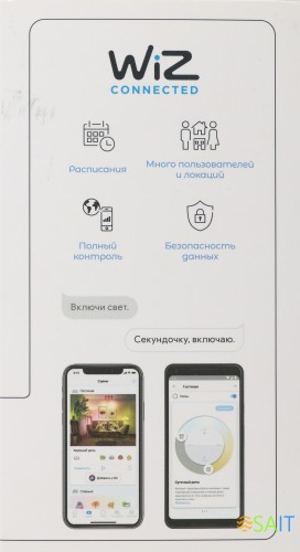 Умная лампа Gauss IoT Smart Home E27 10Вт 1055lm Wi-Fi (упак.:1шт) (1180112)