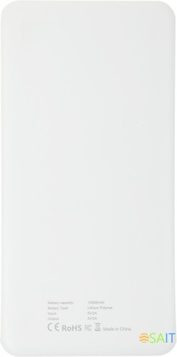 Мобильный аккумулятор Cactus CS-PBFSKT-10000 10000mAh 2.1A 2xUSB-A/USB-C белый