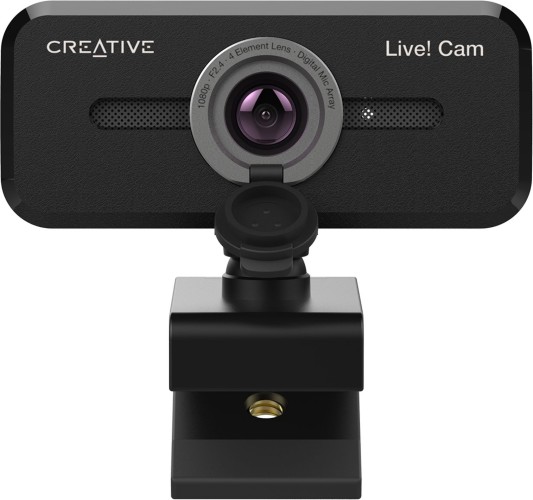 Камера Web Creative Live! Cam SYNC 1080P V2 черный 2Mpix (1920x1080) USB2.0 с микрофоном (73VF088000000)