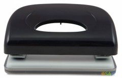 Дырокол Kw-Trio Dolphin 091X9BLACK макс.:10лист. пластик черный отв.:2 с линейкой