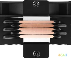 Устройство охлаждения(кулер) PcCooler RT500 BK Soc-AM5/AM4/1200/1700/1851 черный 4-pin 32dB Al+Cu 240W Ret (RT500-BKNWXX-GL)