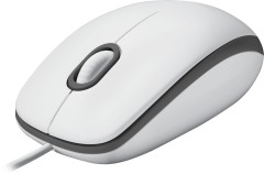 Мышь Logitech M100 белый/черный оптическая 1000dpi USB 2but (910-006764)