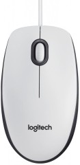 Мышь Logitech M100 белый/черный оптическая 1000dpi USB 2but (910-006764)