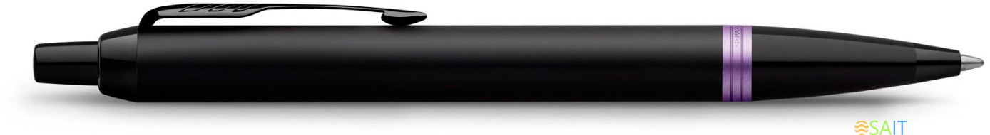 Ручка шариков. Parker IM Vibrant Rings K315 (2172951) Amethyst Purple PVD M син. черн. подар.кор.