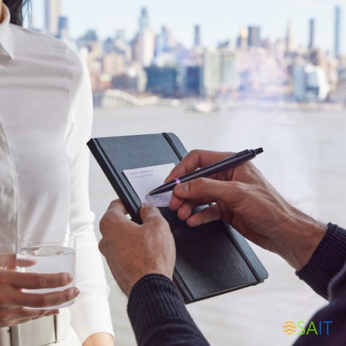 Ручка шариков. Parker IM Vibrant Rings K315 (2172951) Amethyst Purple PVD M син. черн. подар.кор.