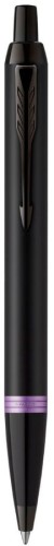 Ручка шариков. Parker IM Vibrant Rings K315 (2172951) Amethyst Purple PVD M син. черн. подар.кор.