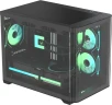 Корпус Formula Crystal U2M Floe черный без БП mATX 1xUSB3.0 1xUSB3.1 audio bott PSU