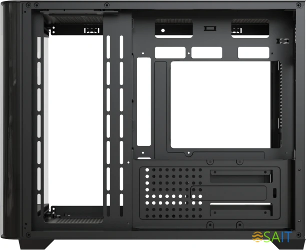 Корпус Formula Crystal U2M Floe черный без БП mATX 1xUSB3.0 1xUSB3.1 audio bott PSU