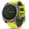 Смарт-часы Garmin Fenix 8 Solar 47мм 1.3" MIP корп.серебристый рем.желтый (010-02906-21)