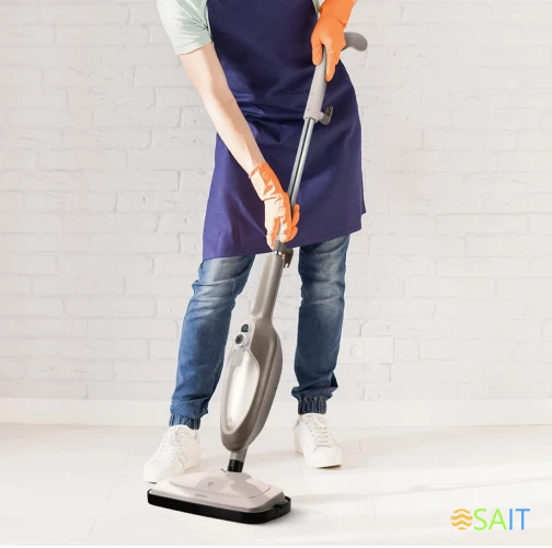 Швабра паровая Kitfort КТ-3910 1300Вт бежевый