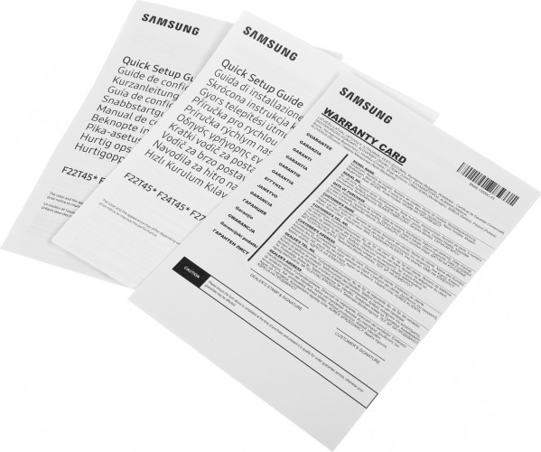 Монитор Samsung 27" F27T450FZU черный IPS LED 16:9 HDMI M/M полуматовая HAS Piv 250cd 178гр/178гр 1920x1080 75Hz FreeSync DP FHD USB 4.6кг