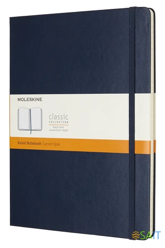 Блокнот Moleskine CLASSIC QP090B20 XLarge 190х250мм 192стр. линейка твердая обложка синий