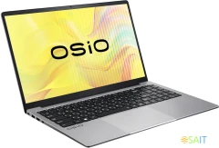 Ноутбук Osio FocusLine F150a-017 Ryzen 7 5700U 16Gb SSD1Tb AMD Radeon Graphics 15.6" IPS FHD (1920x1080) без ОС grey WiFi BT Cam 6000mAh