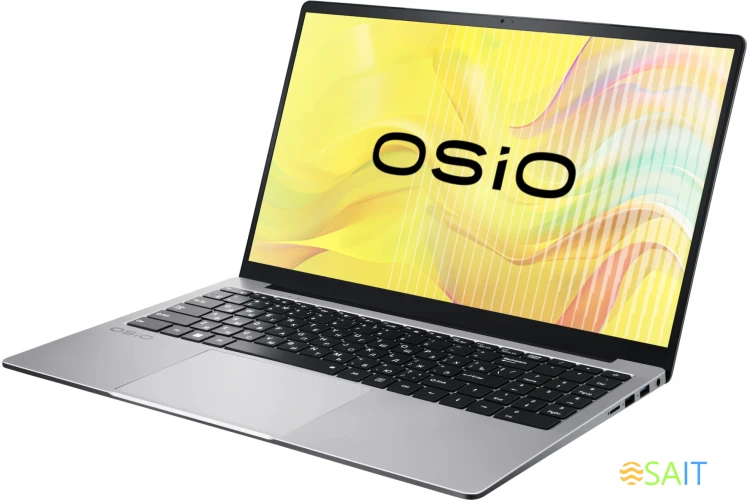 Ноутбук Osio FocusLine F150a-017 Ryzen 7 5700U 16Gb SSD1Tb AMD Radeon Graphics 15.6" IPS FHD (1920x1080) без ОС grey WiFi BT Cam 6000mAh