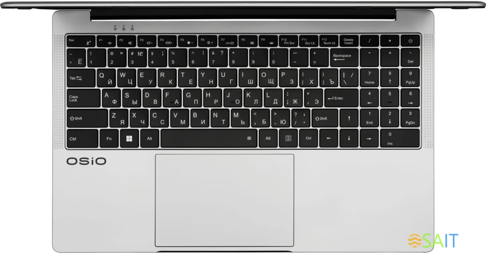 Ноутбук Osio FocusLine F150a-017 Ryzen 7 5700U 16Gb SSD1Tb AMD Radeon Graphics 15.6" IPS FHD (1920x1080) без ОС grey WiFi BT Cam 6000mAh