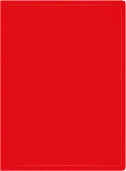 Папка с 40 прозр.вклад. Silwerhof Eco SE-V40RED A4 пластик 0.5мм красный