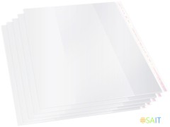 Обложка Silwerhof 382173 Монстрики для учебника с липк.сл. (набор 10шт) для старших классов ПП 70мкм гладкая прозр. 230х380мм