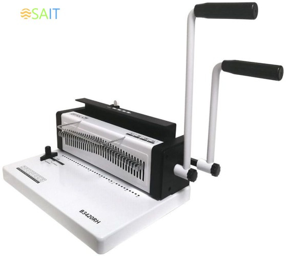 Переплетчик Office Kit B3420RH A4/перф.20л.сшив/макс.120л./метал.пруж. (4.8-14.3мм)